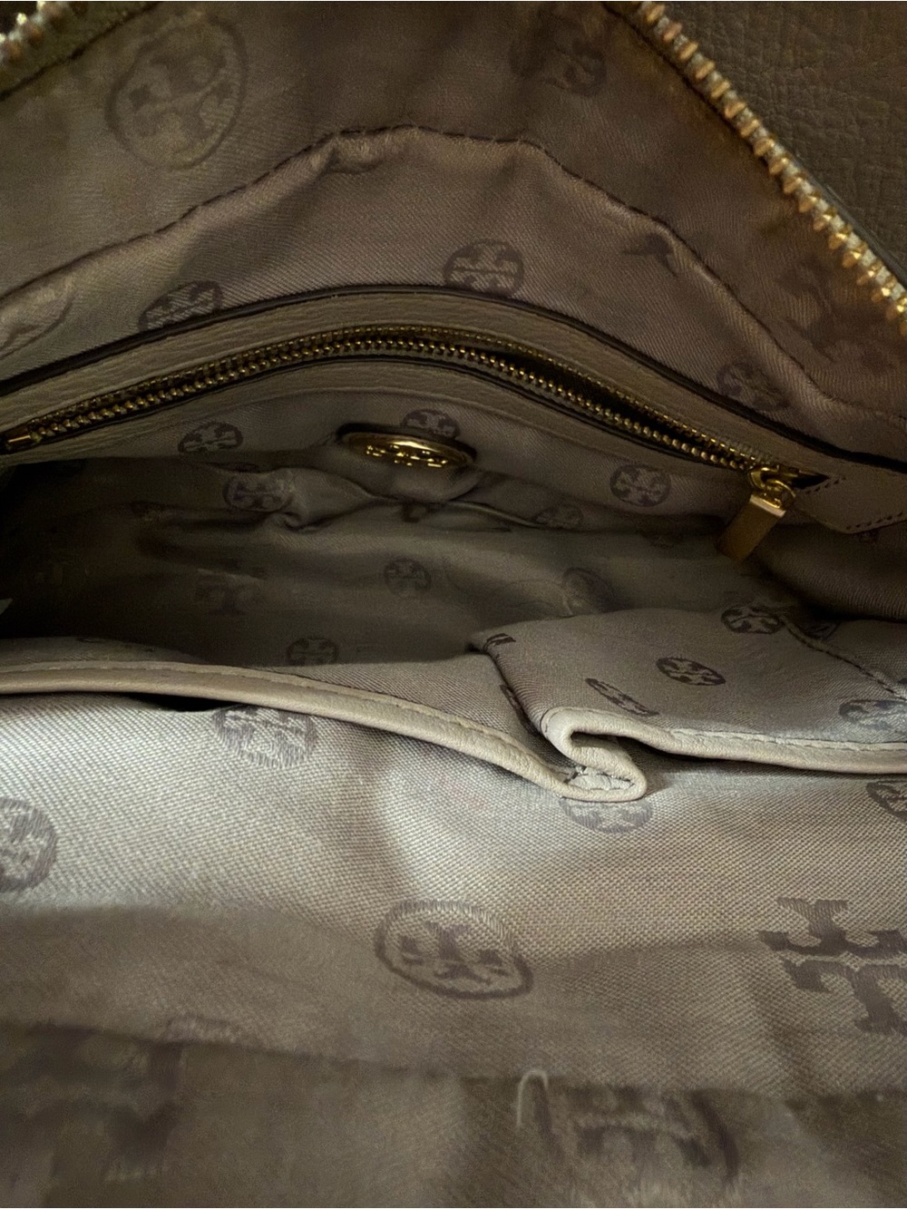 Tory Burch Thea Triple Zip Satchel Bag - Picture 9 of 16